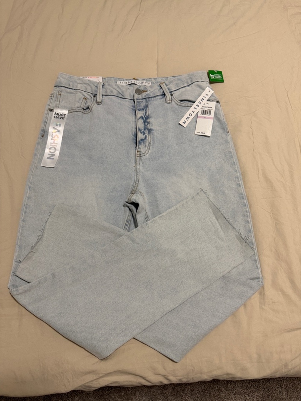 Willow Light Wash Straight Denim Jeans